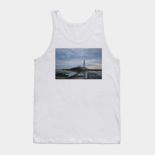 Calm morning at St Mary's Island Tank Top by Violaman